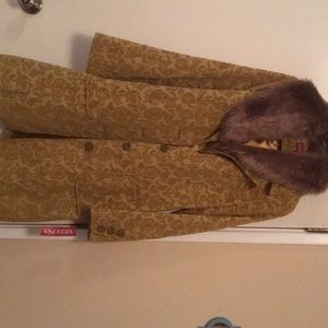 Tapestry dress coat